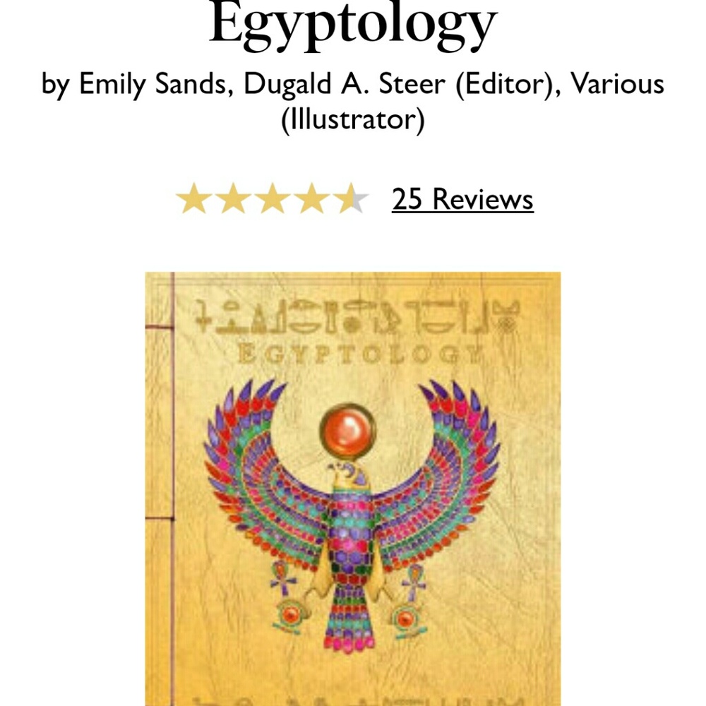 🐪 Gorgeous Egyptology embellished coffee table book by Emily Sands